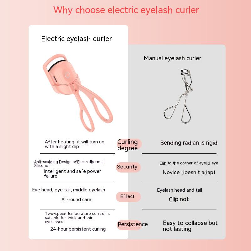 Heated Eyelash Curler Essential Makeup Tool
