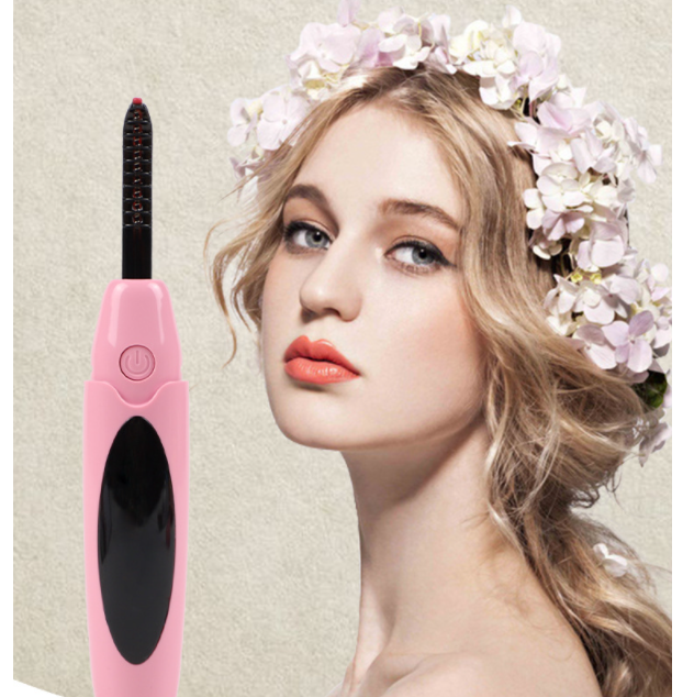 USB Heated Eyelash Curler Long-lasting Beauty Essential
